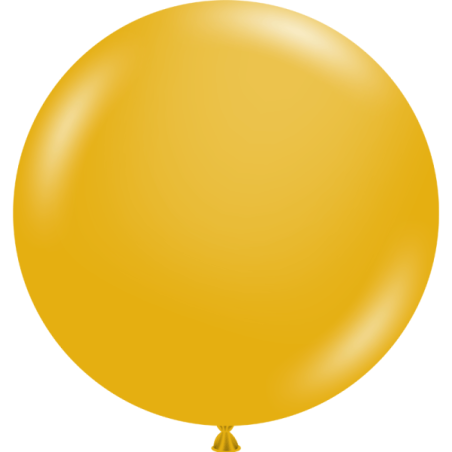 BALLON 36''91CM/3' MUSTARD TUF-TEX