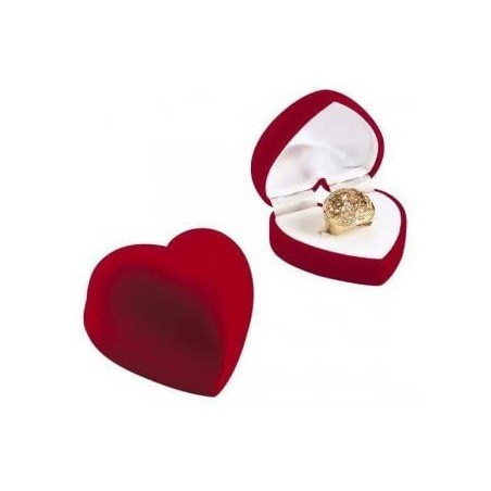 ECRIN BAGUE COEUR VELOUR