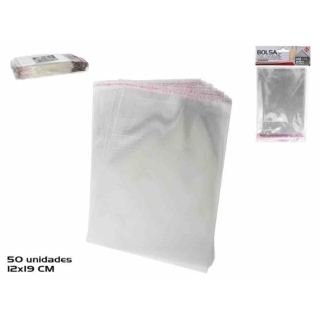 50 SAC TRANSPARENTS 12X19CM