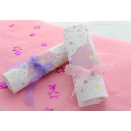 20 SERVIETTES LICORNE ASSORTIS