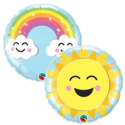 SUNSHINE RAINBOW 9" ROND ALU