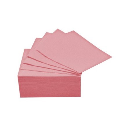 40 SERVIETTES ROSE 38X38