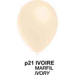 100 BALLONS 11" (28CM) IVOIRE