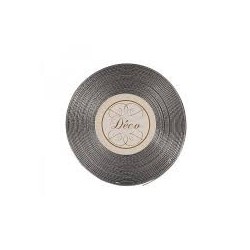 RUBAN SATIN GRIS 25MX6MM