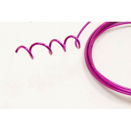 5 M DE FIL ALU SOUPLE D. 2MM FUCHSIA