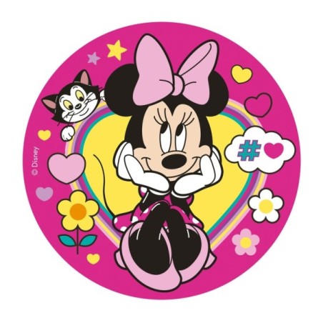 ROND AZYME MINNIE FUSHIA 20 CM