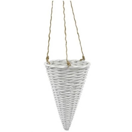 CONE MM A SUSPENDRE SAULE BLANC+CORDE 16