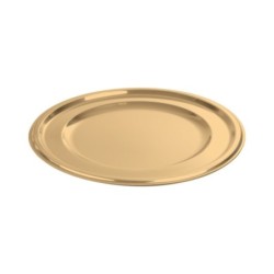 2 PLAT ROND OR 30CM