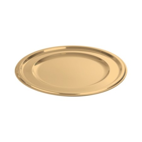 2 PLAT ROND OR 30CM