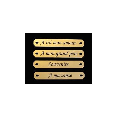 INTER ALU POUR PLAQUE FUNERAIRE