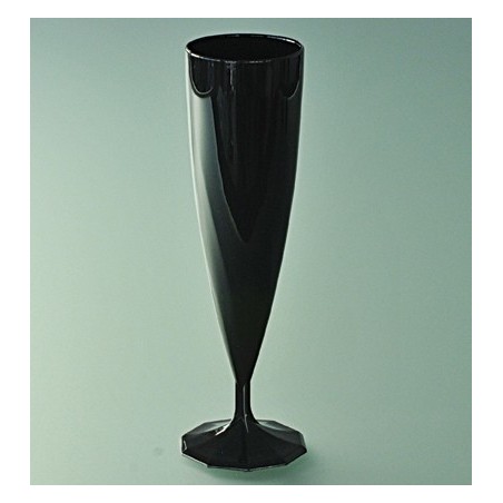 10 FLUTES MONOBLOC NOIRE 13.5CL