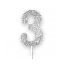 DECO GATEAU CHIFFRE 3