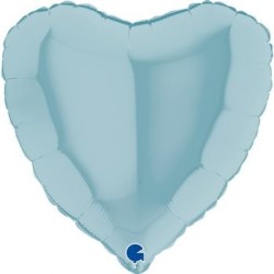 COEUR PASTEL BLEU 18'