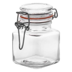 VERRINE HERMETIQUE CARRE 10CL