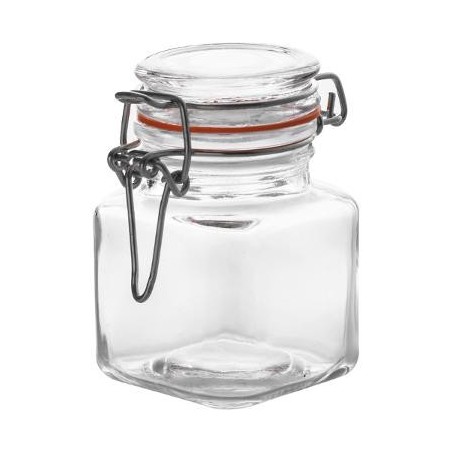 VERRINE HERMETIQUE CARRE 10CL