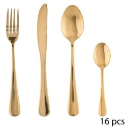 MENAGERE INOX 16P GOLD