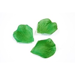 100 PETALES VERT FONCE TISSU