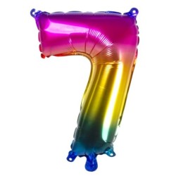 BALLON ALU 36CM '7'...