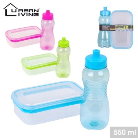 LUNCH BOX + GOURDE 550ML