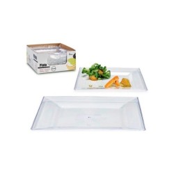 ASSIETTE CARRE DESERT PLAST...