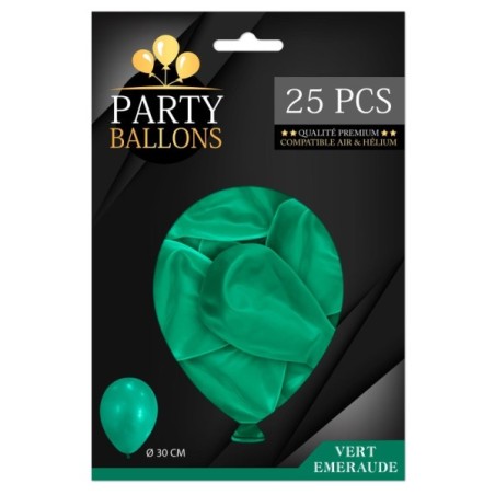 25 BALLONS VERT