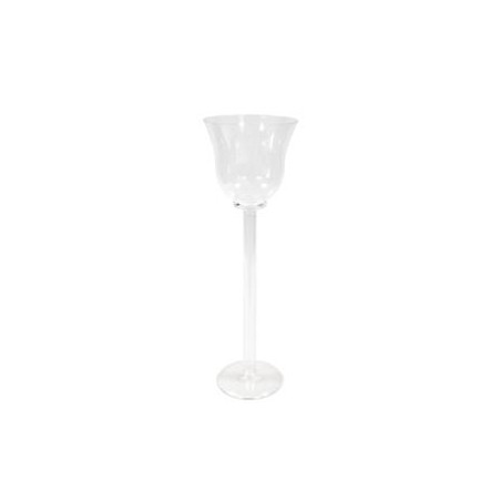 COUPE VASE A PIED 47 CM PLASTIQUE A MONT